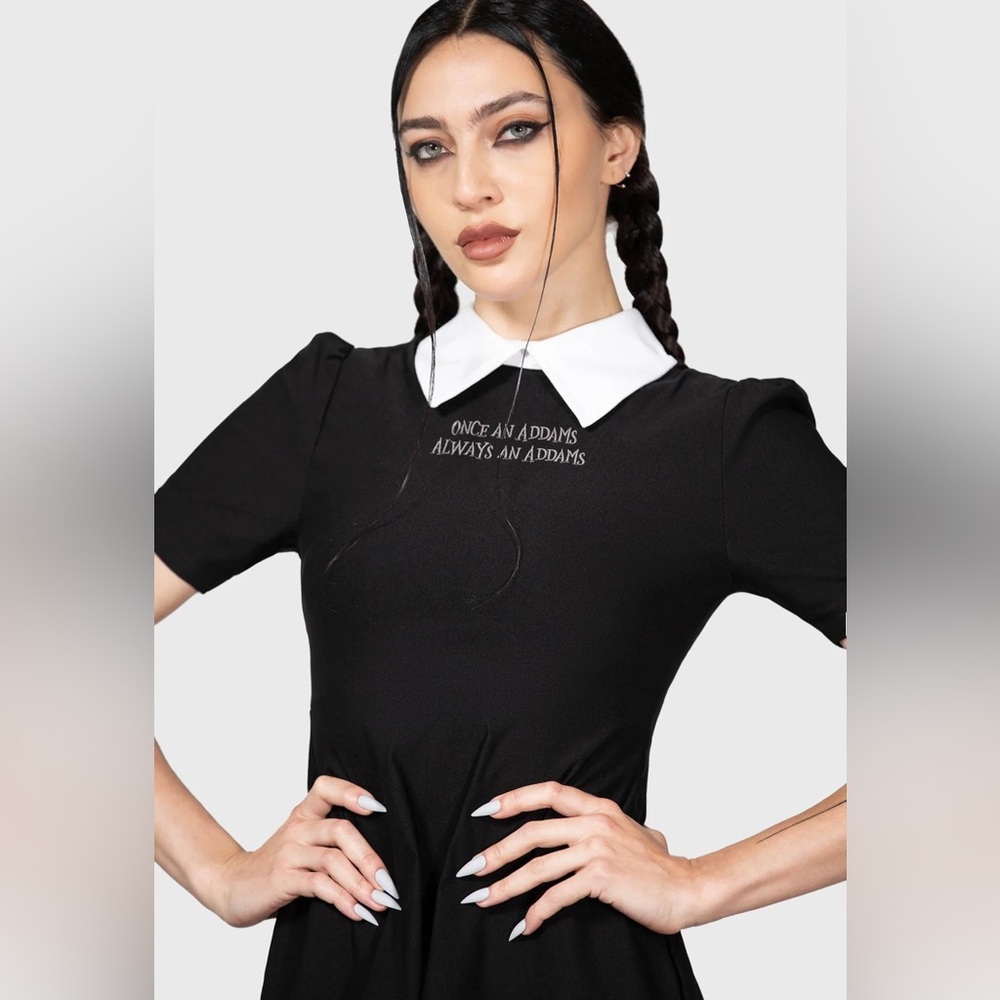 KILLSTAR BLACKEST HEART SKATER DRESS XL